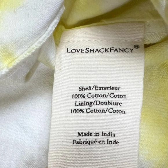 New LOVESHACKFANCY Tao Pant Rainbow Radial Tie Dye NWT Denim Casual Women’s 6 - Picture 10 of 13